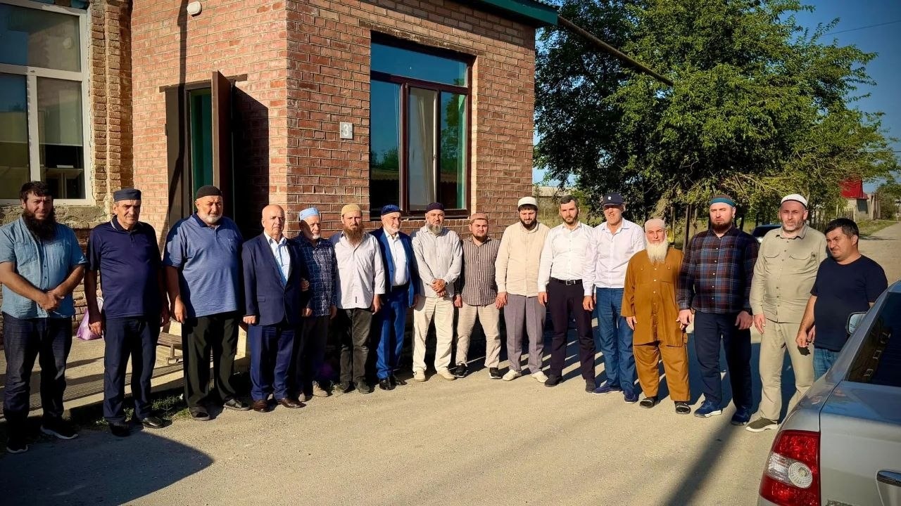 Встреча с джамаатом села Аджимажагатюрт
